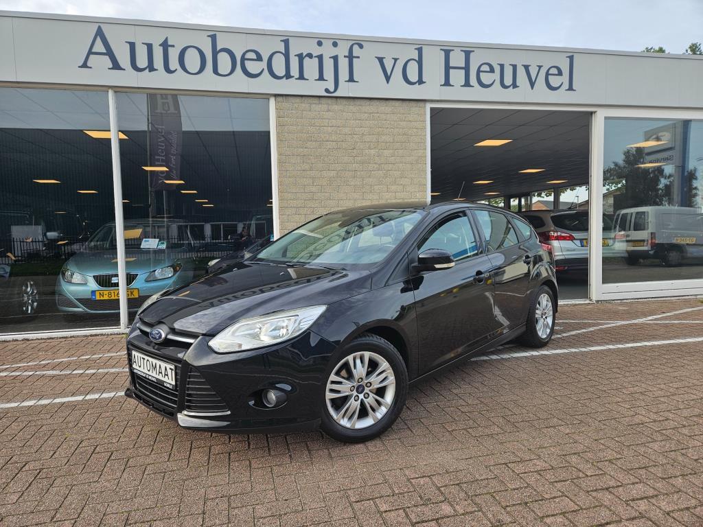 Ford Focus 1.6 EcoBoost Automaat! 125PK Rijklaar, Auto's, Ford, Gebruikt, Zwart, Bedrijf, Grijs
