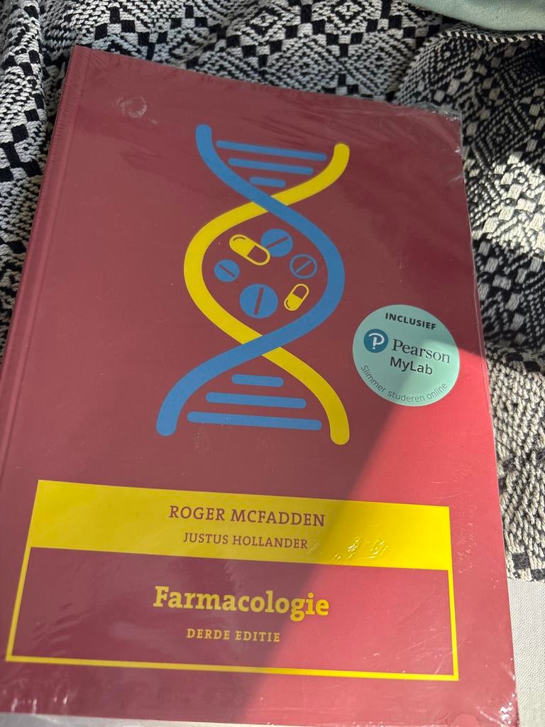 Farmacologie Derde Editie - Roger McFadden, Justus Hollander, Ophalen of Verzenden, Beta, Nieuw, HBO