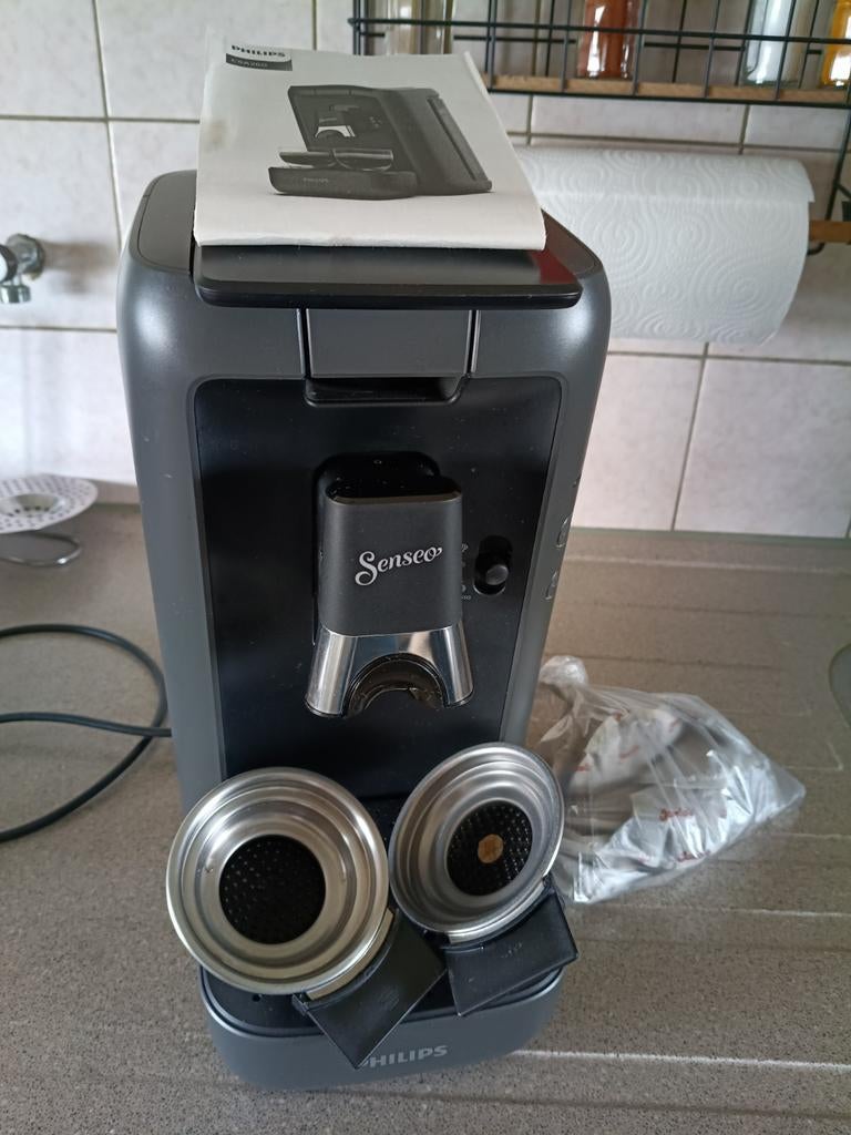 Senseo koffiepadmachine, Witgoed en Apparatuur, Koffiezetapparaten, Ophalen, Zo goed als nieuw, Koffiemachine