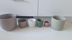 Plantenpotten bloempotten potten Amsterdam IJburg planten, Ophalen, Gebruikt, Rond, Binnen