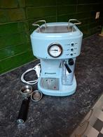 Vintage lichtblauw espresso apparaat, Ophalen of Verzenden