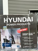 Nieuwe Hyundai compressor 50L 2HP low noise in doos, Ophalen, Zo goed als nieuw, 25 tot 100 liter, 200 tot 400 liter/min