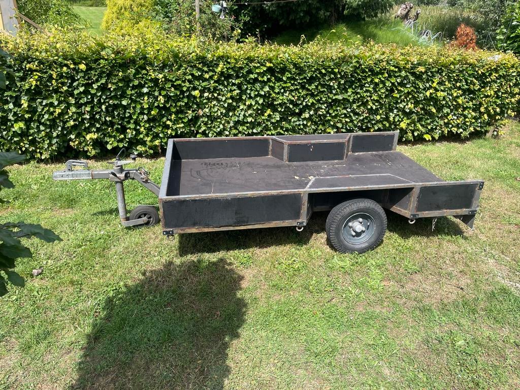 Stevige aanhangwagen - Ideaal voor motor vakantie of anders, Ophalen, Gebruikt