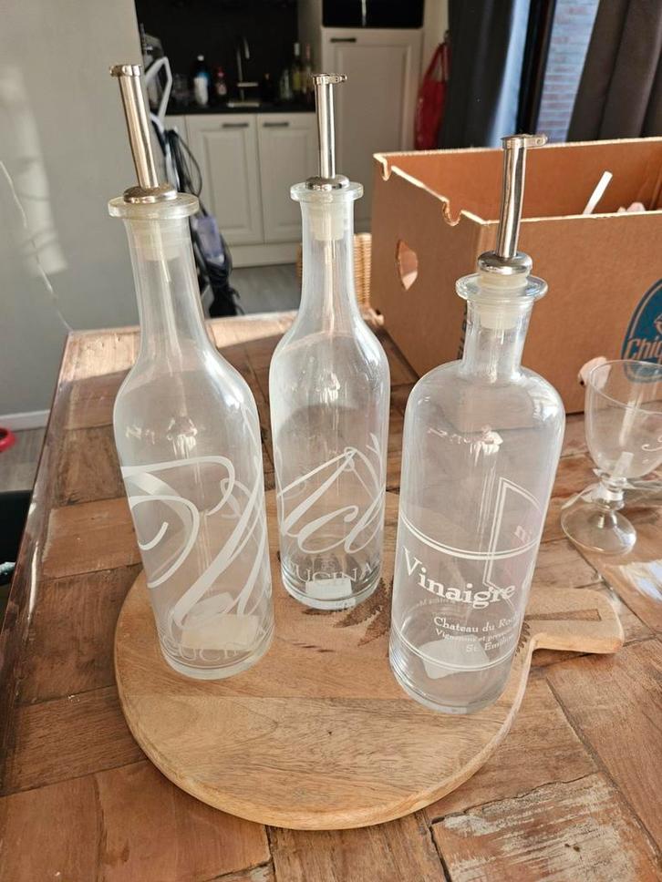 Riviera Maison Vinaigre, Aceto en Oil flessen - ongebruikt, Huis en Inrichting, Keuken | Keukenbenodigdheden, Ophalen
