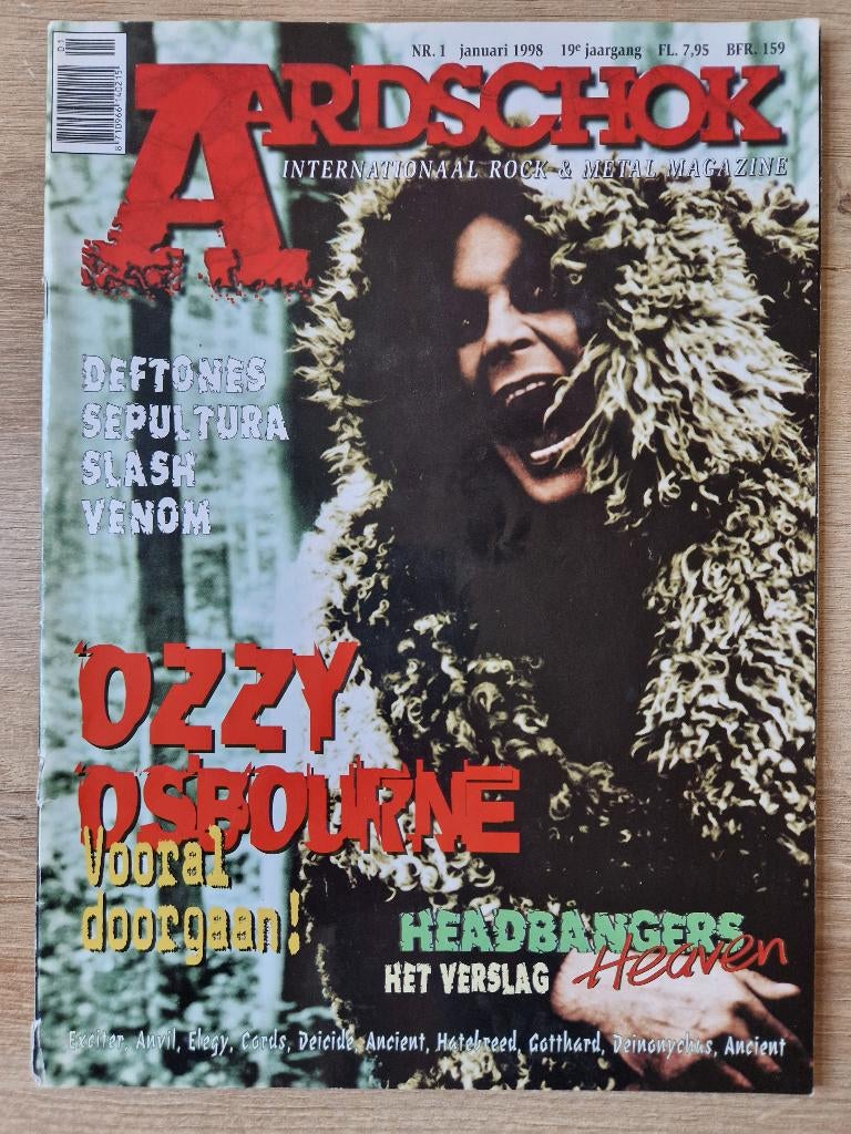 AARDSCHOK NR.1 JANUARI 1998, Ophalen of Verzenden, Gelezen, Muziek, Film of Tv