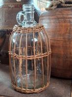 Gistfles met rattan omhulsel (nieuw), Verzenden