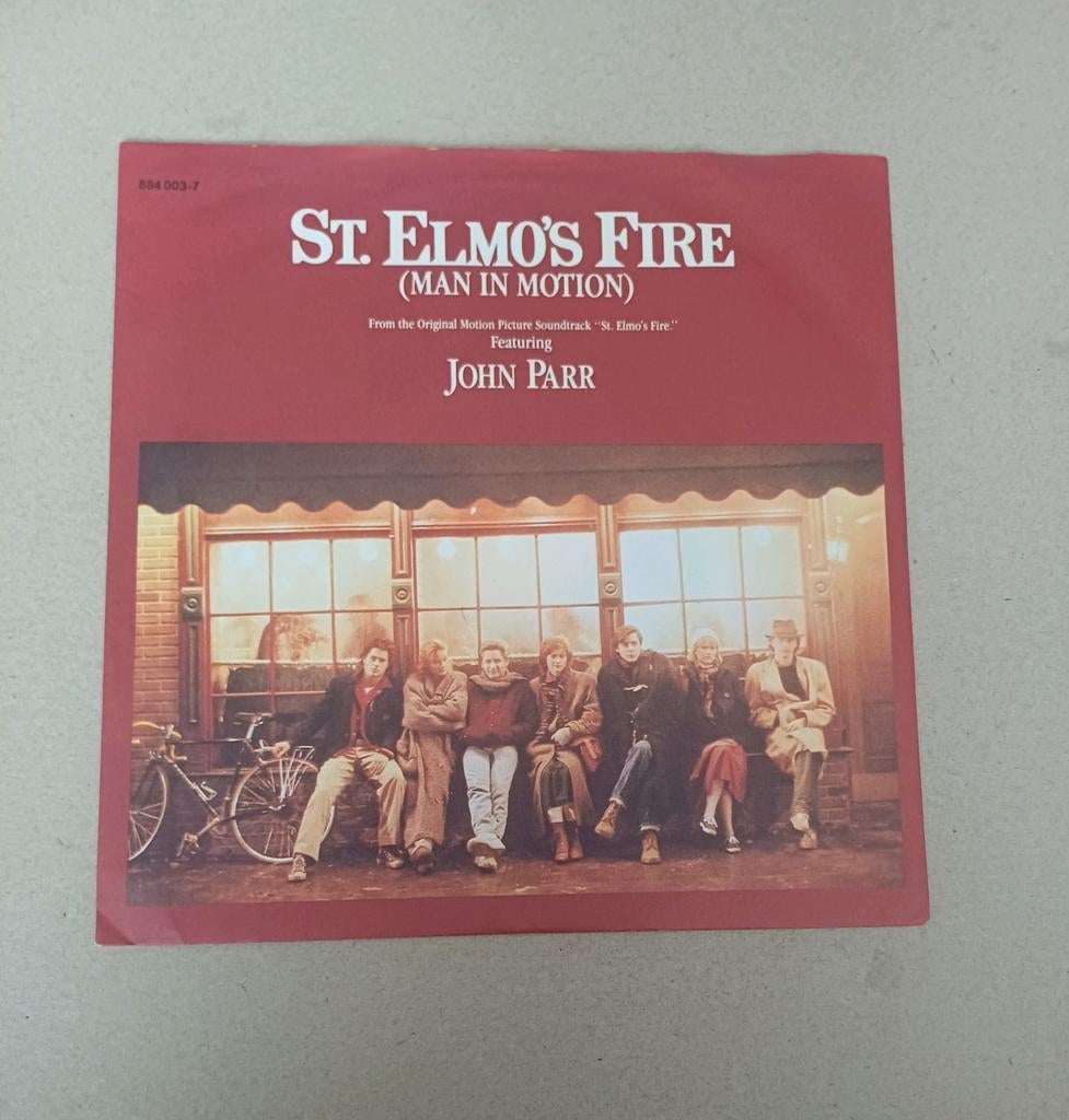 JohnParr - St. Elmo's Fire (Man In Motion), Cd's en Dvd's, Vinyl Singles, Gebruikt, Single, Pop, 7 inch, Ophalen of Verzenden