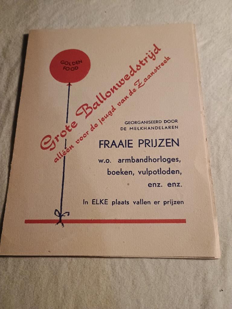 Golden food margarine, Verzamelen, Merken en Reclamevoorwerpen, Verzenden, Gebruikt, Overige typen