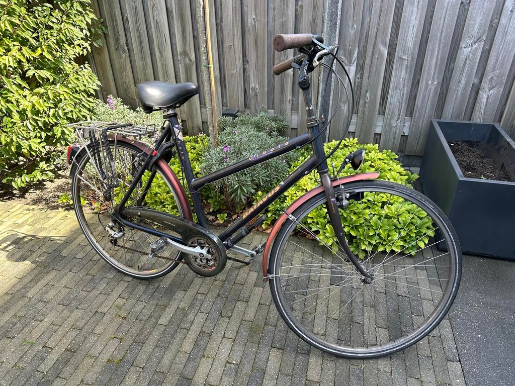 Batavus damesfiets, Fietsen en Brommers, Fietsen | Dames | Damesfietsen, Ophalen, Gebruikt, Velgrem, Versnellingen