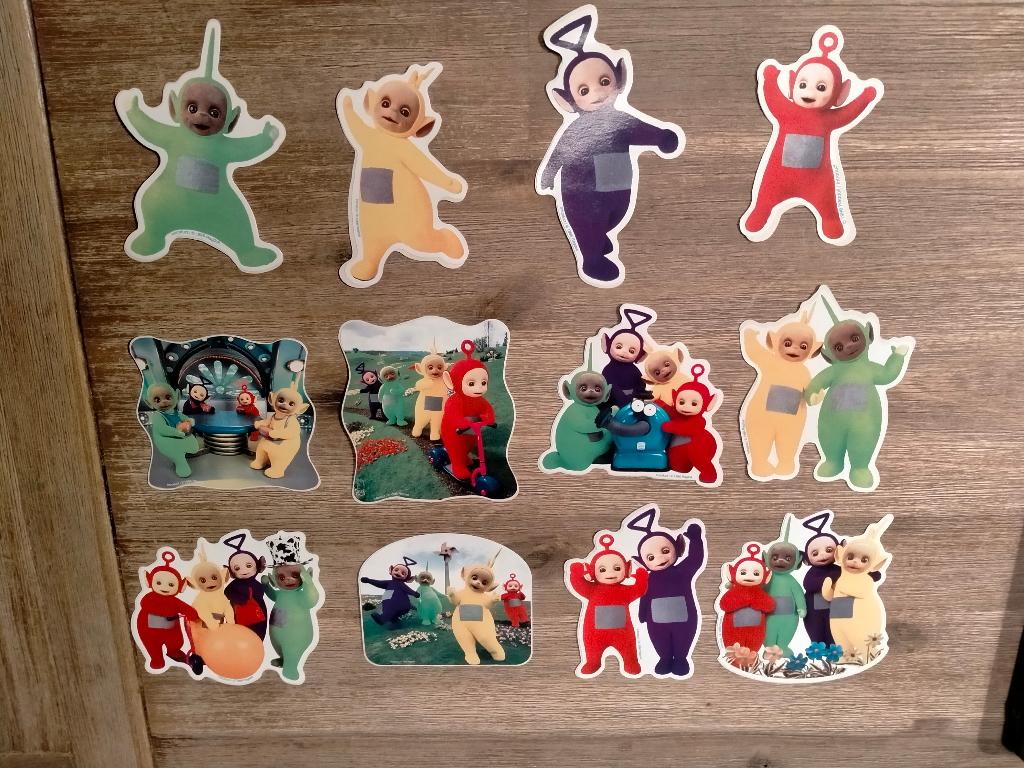 Teletubbies Po Lala vintage 1996 Ragdoll stickers set, Verzamelen, Stickers, Ophalen of Verzenden, Zo goed als nieuw, Overige typen