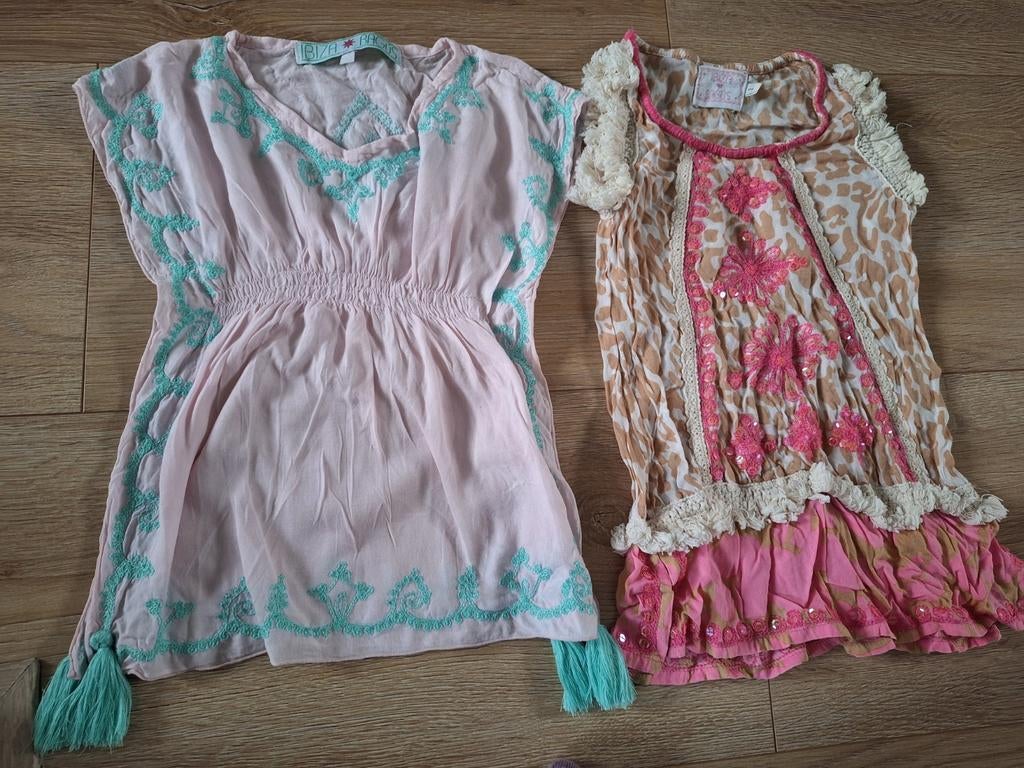 2 mooie Ibiza zomerjurkjes draagmt 92!, Kinderen en Baby's, Kinderkleding | Maat 92, Ibiza, Meisje, Ophalen of Verzenden, Zo goed als nieuw