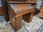 Pracht massief eiken Roltop bureau desk. Zie omschr,, Ophalen, Zo goed als nieuw