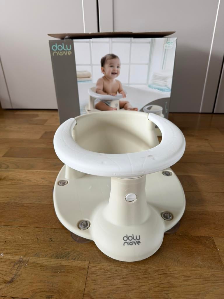 Dolu Relax Beige Anti-Slip Badring, baby badzitje zitje, Ophalen of Verzenden, Zo goed als nieuw