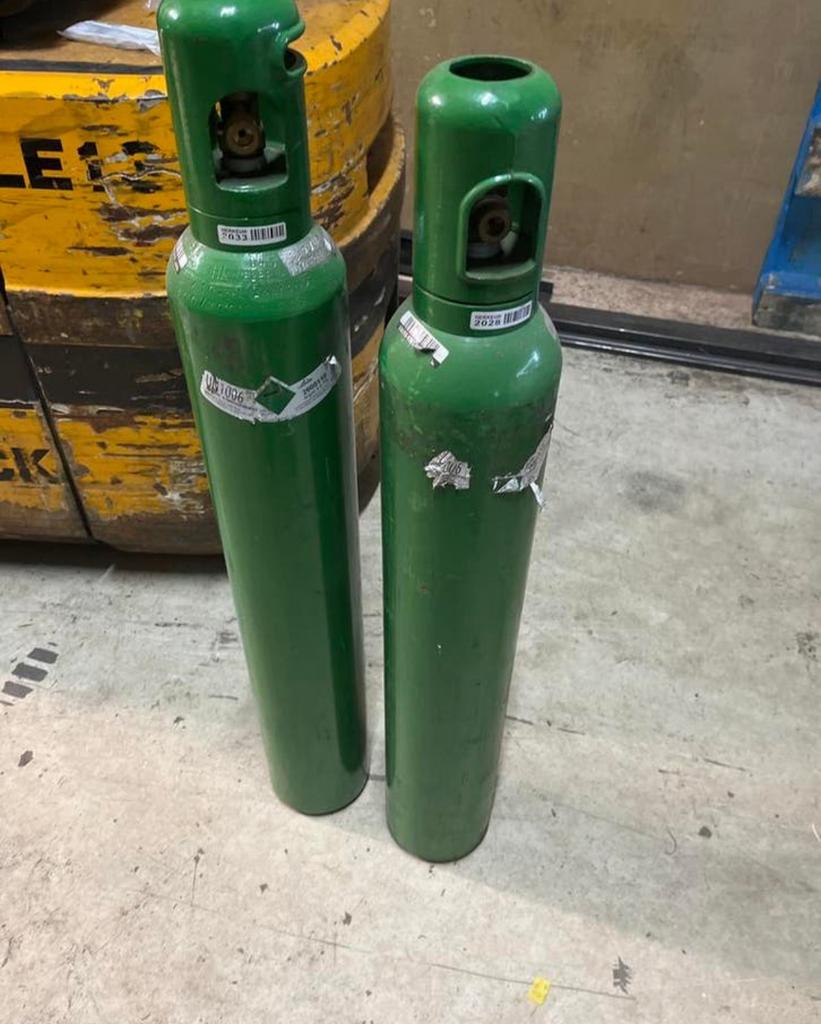 Argon flessen 10L, Ophalen, Gebruikt, Overige typen