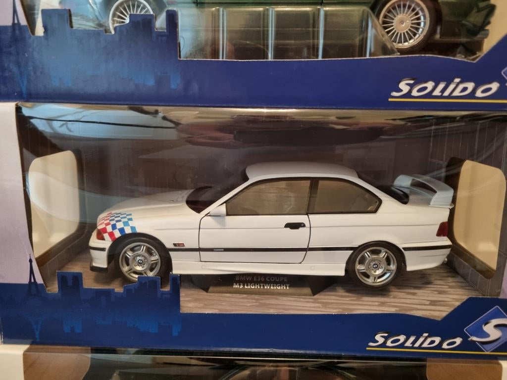 Solido BMW E36 M3 LW, Hobby en Vrije tijd, Modelauto's | 1:18, Ophalen of Verzenden, Zo goed als nieuw, Auto, Solido