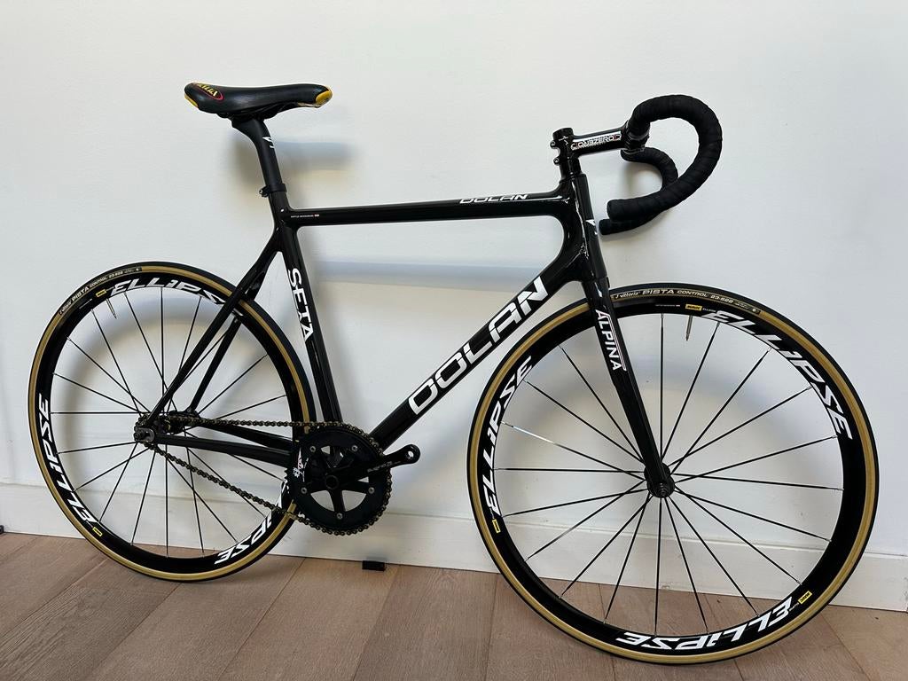 Dolan Seta Carbon Baanfiets – Maat 56cm – Nagenoeg Nieuw, Fietsen en Brommers, Fietsen | Racefietsen, Overige merken, Carbon, Heren