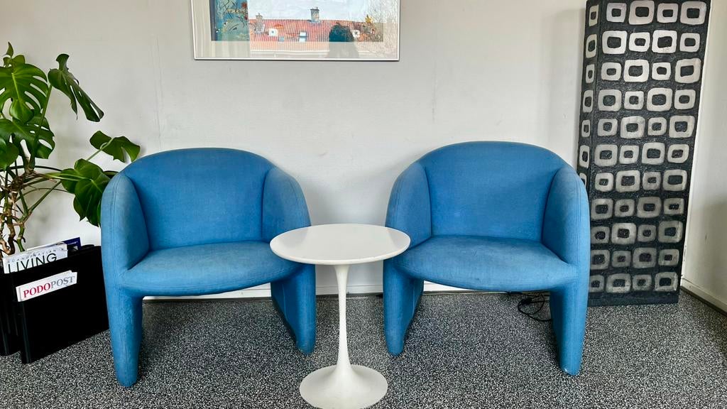 Vintage design Artifort fauteuils model Ben, Huis en Inrichting, Fauteuils, Gebruikt, Stof, 50 tot 75 cm, 75 tot 100 cm, Ophalen