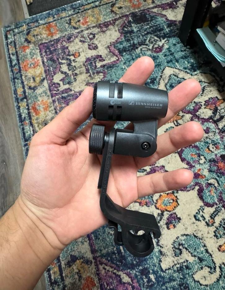 Sennheiser E 604 Dynamische Instrumentmicrofoon, Muziek en Instrumenten, Microfoons, Zo goed als nieuw, Instrumentmicrofoon, Ophalen of Verzenden