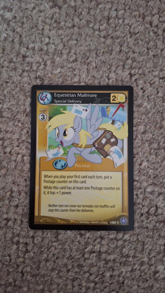 My little pony derpy kaartje, Ophalen of Verzenden, Nieuw
