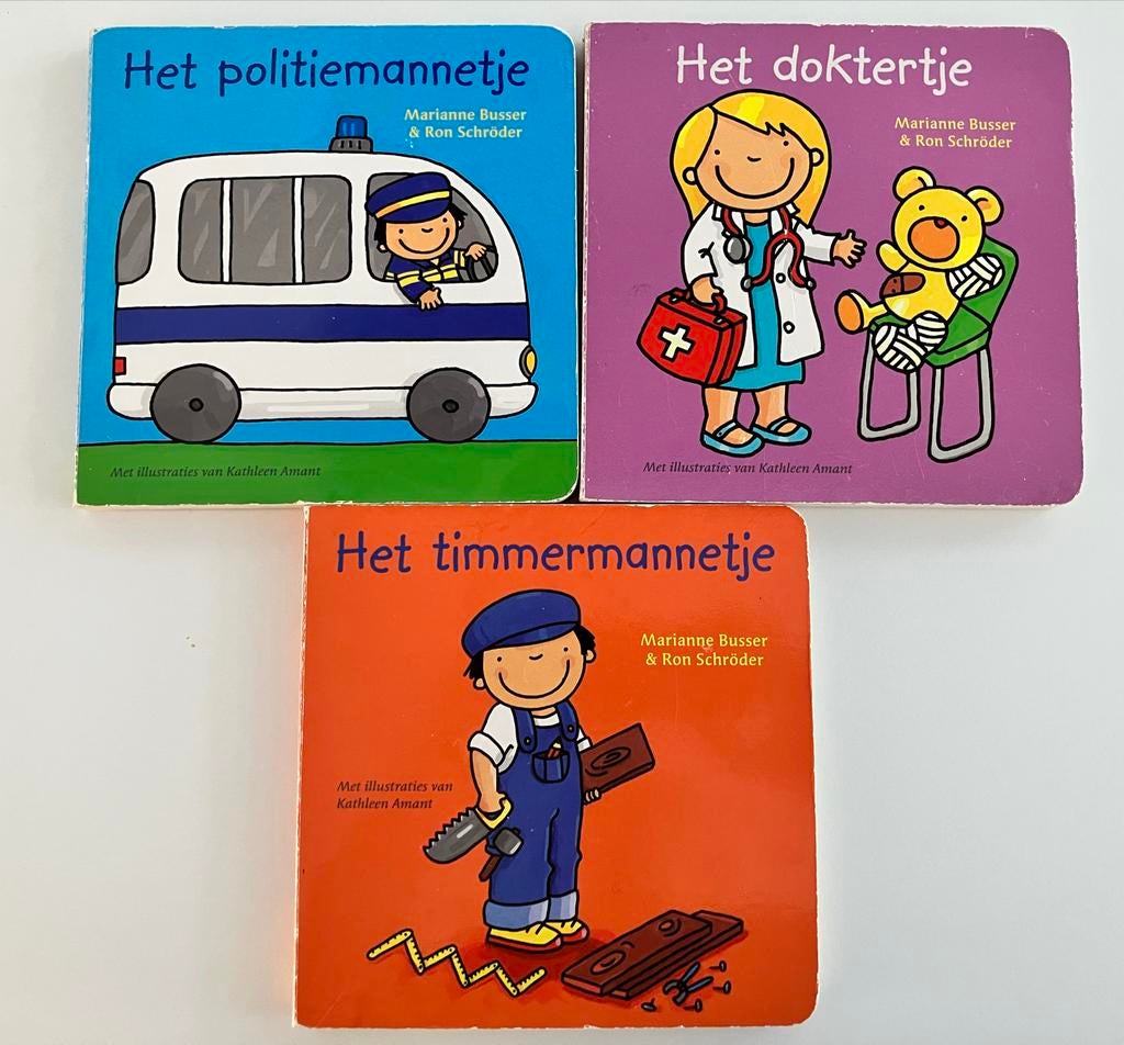 Beroepen boekjes Marianne Busser Ron Schröder (3 stuks), Fictie algemeen, Jongen of Meisje, Ophalen of Verzenden, Zo goed als nieuw