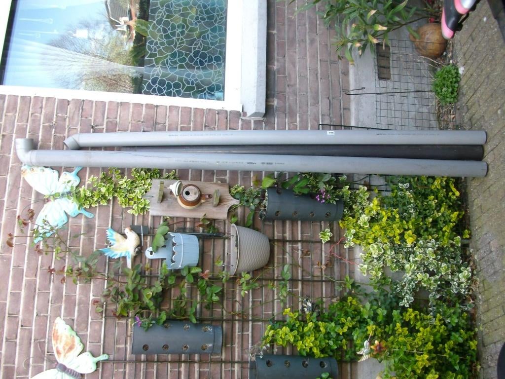 regenpijp, Pvc, 2 tot 4 meter, Ophalen of Verzenden, Zo goed als nieuw