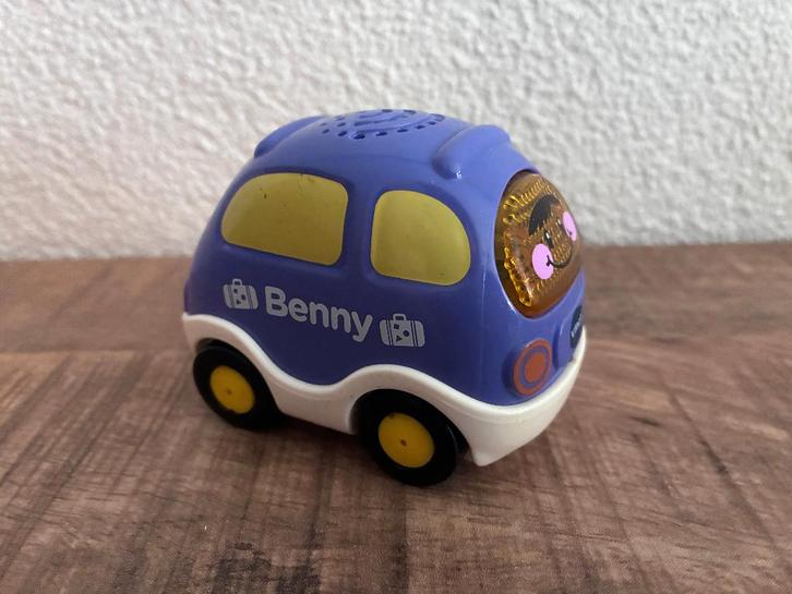 Vtech Toet Toet auto's Benny Bus in goede staat., Kinderen en Baby's, Speelgoed | Babyspeelgoed, Gebruikt, Auto, Met licht, Met geluid