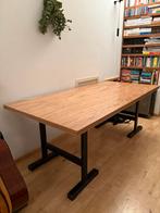 Solid wood table top, 190x95cm, Ophalen, Zo goed als nieuw