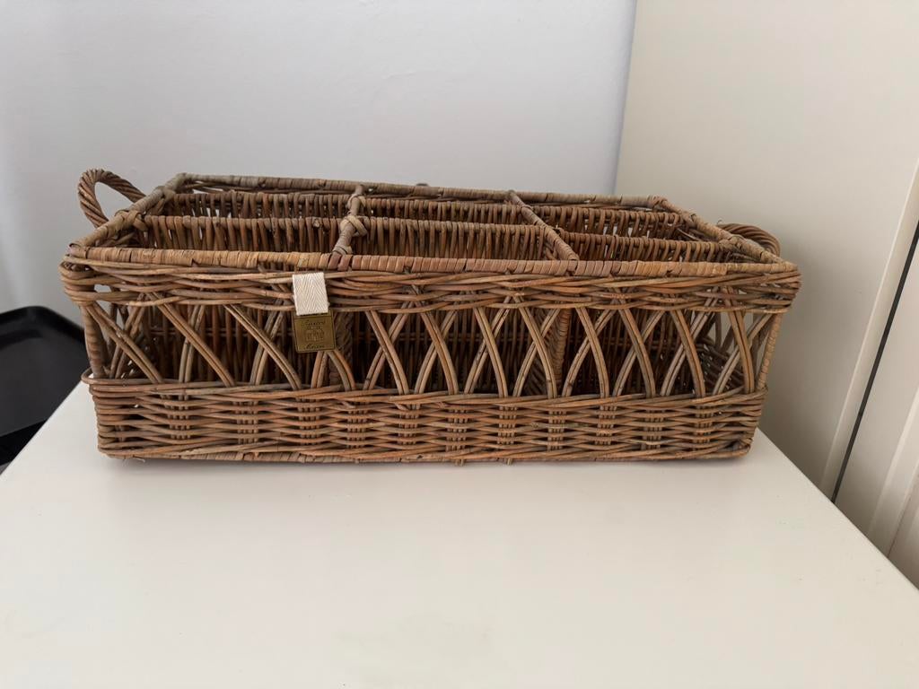 Riviera maison rattan opbergdozen dienblad organizer, Huis en Inrichting, Woonaccessoires | Dienbladen, Ophalen of Verzenden, Zo goed als nieuw