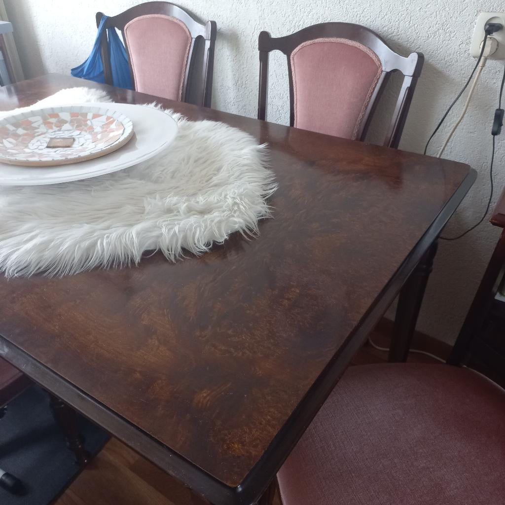 Eethoek, Huis en Inrichting, Tafels | Eettafels, Ophalen, Gebruikt, 100 tot 150 cm, Notenhout