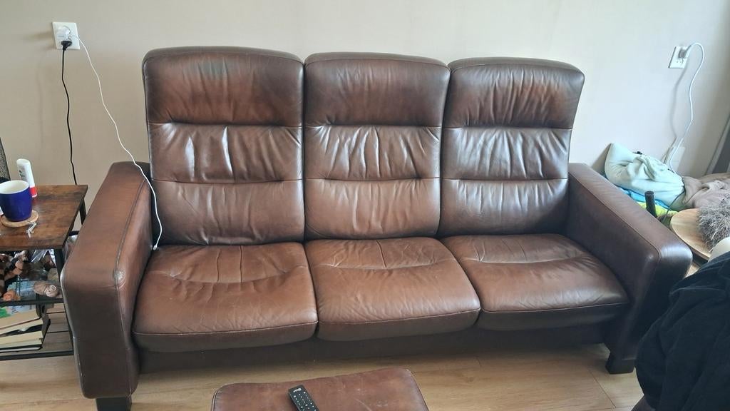 Stressless 3-zits bank, Ophalen of Verzenden
