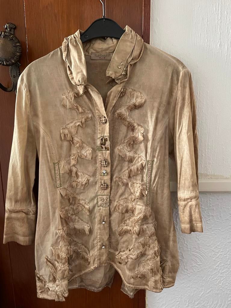 Elisa Cavaletti Vintage Damesblouse Maat 40, Ophalen of Verzenden, Gedragen, Maat 38/40 (M)