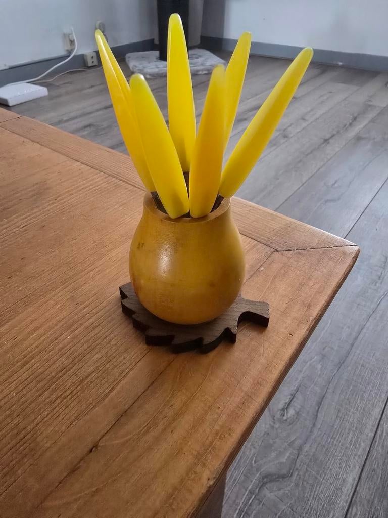 Vintage houdertje met vorkjes, Ophalen