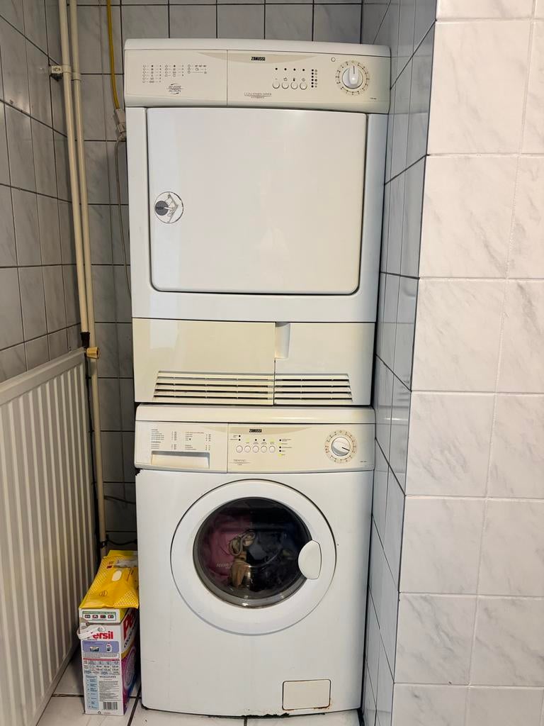 Zanussi Wasmachine en Droger, Witgoed en Apparatuur, Wasdrogers, Ophalen of Verzenden, Zo goed als nieuw, Condens, 85 tot 90 cm