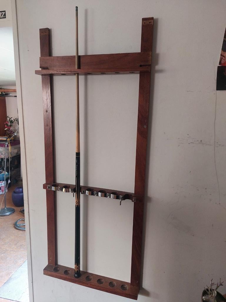 Rek voor biljart keu keuen keu's, Ophalen