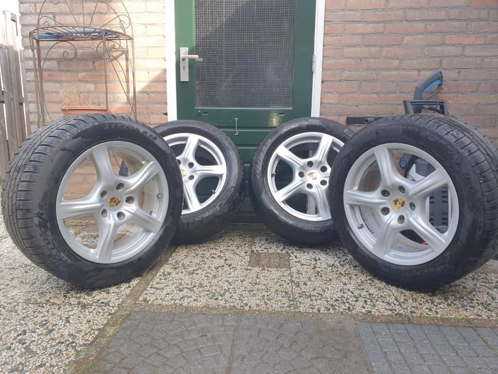 Porsche velgen 5x130, Ophalen, 18 inch, Gebruikt, Velg(en)