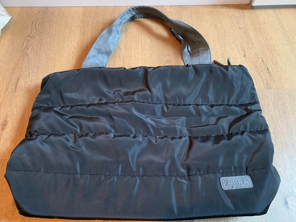 Zebra puffer shopper, Sieraden, Tassen en Uiterlijk, Tassen | Damestassen, Ophalen of Verzenden, Gebruikt, Zwart, Shopper