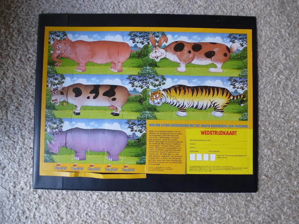 Nutricia Chocomel Beestenspel, 1984, nieuw, Verzamelen, Ophalen of Verzenden, Nieuw, Overige typen