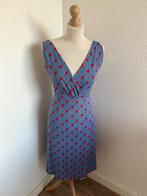 King Louie maat L polkadot Ginger zomer jurk 2987, Blauw, Maat 42/44 (L), Ophalen of Verzenden, Zo goed als nieuw
