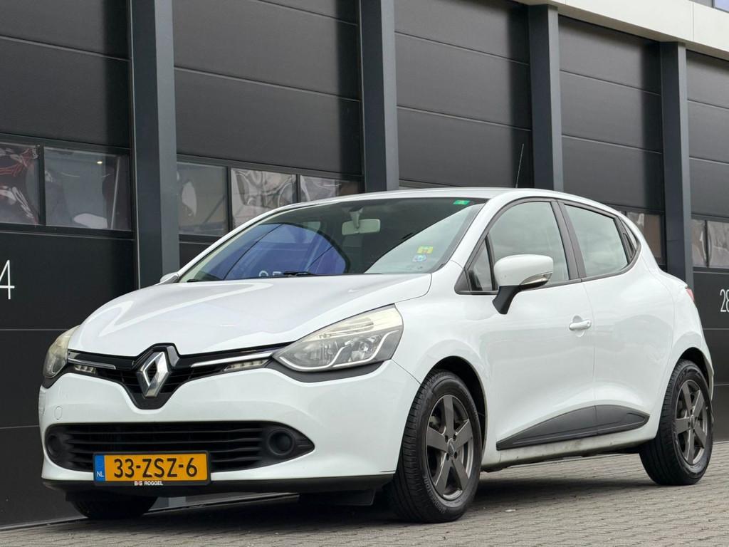 Renault Clio 1.5 dCi ECO Navi Airco (bj 2013), 1046 kg, 96 €/maand, Wit, Bedrijf