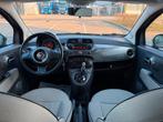Fiat 500 1.2 Lounge AUTOMAAT ECC-CLIMAT/LMV-15/PANORAMADAK, Auto's, Fiat, Metallic lak, Gebruikt, 1242 cc, 4 cilinders