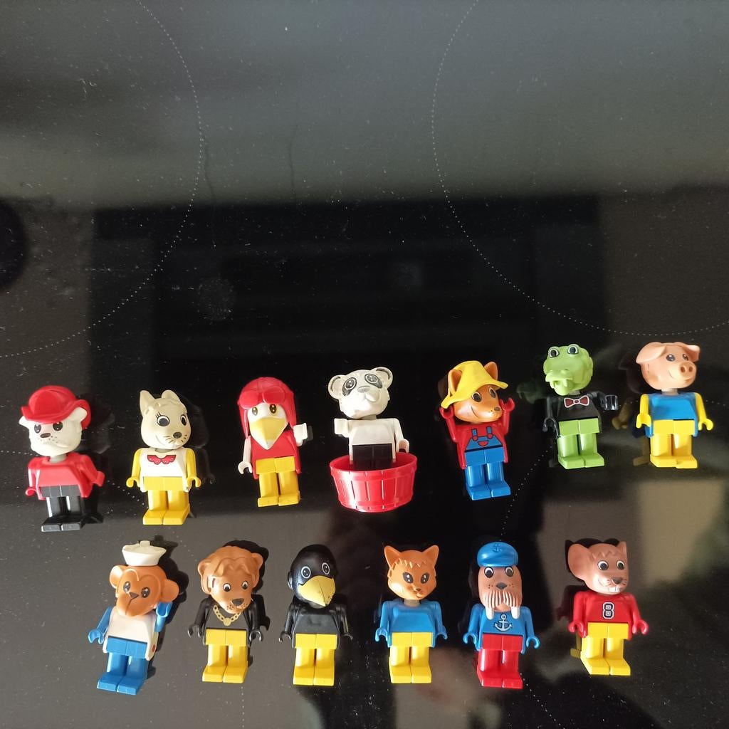 Lego Fabuland set van 14 vintage  figuren, Ophalen of Verzenden, Gebruikt