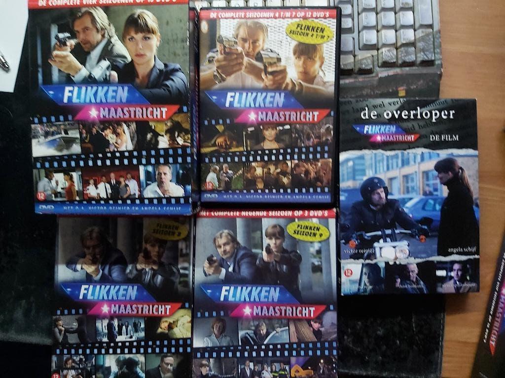 flikken maastricht 1 t/m. 9  en de overloper, Vanaf 9 jaar, Ophalen of Verzenden, Gebruikt, Drama