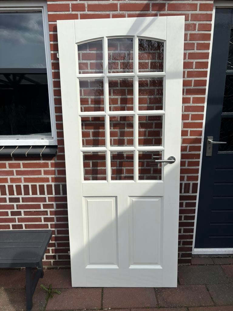 Opdekdeur 200x83, Ophalen, Zo goed als nieuw, Binnendeur, 200 tot 215 cm