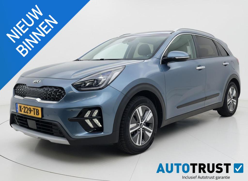 Kia Niro 1.6 GDi Hybrid DynamicPlusLine TREKHAAK NAV LEDER, Auto's, Kia, Bedrijf, Te koop, Niro, ABS, Achteruitrijcamera, Adaptive Cruise Control