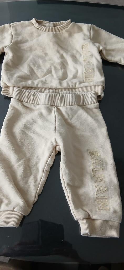 Balmain baby set - beige, Ophalen, Zo goed als nieuw, One size