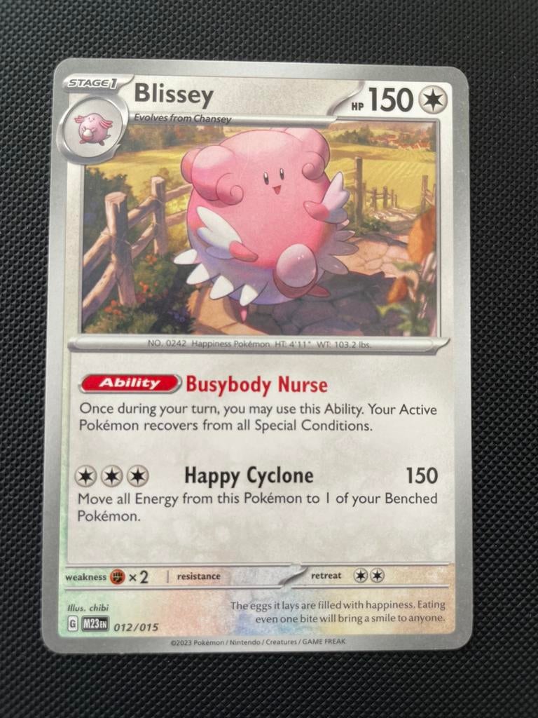 Blissey 012/015 McDonald’s 2023, Verzenden, Zo goed als nieuw