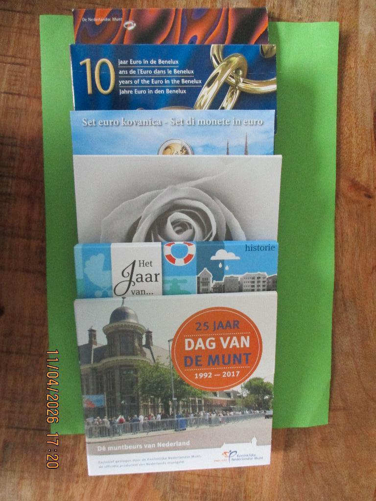 6 Muntsets, Postzegels en Munten, Munten | Europa | Euromunten, Ophalen of Verzenden, Frankrijk, Overige waardes, Setje