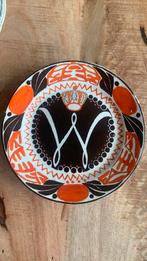 Wilhelmina inhuldiging bord 1898 €7,50, Ophalen of Verzenden