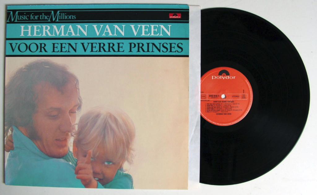 Herman van Veen Voor een verre Prinses 12 nrs lp 1983 ZGAN, Ophalen of Verzenden, Zo goed als nieuw, 12 inch, Pop
