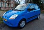 5-Deurs Chevrolet Matiz 2006 90000km NAP Airco Stuurbekr Apk, Auto's, Blauw, 23 km/l, Handgeschakeld, Grijs